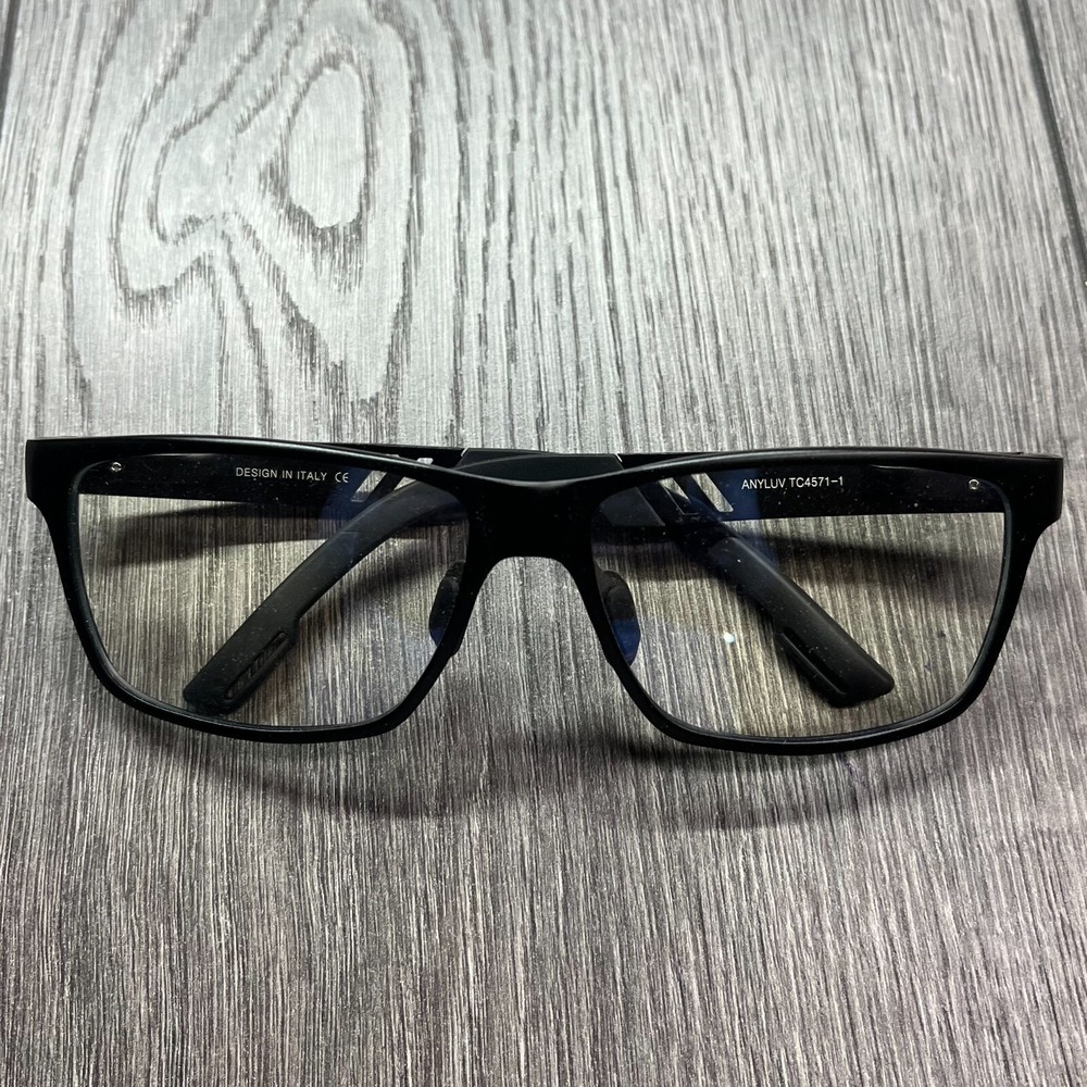 Anyluv Mens Blue Light Blocking Glasses Metallic Gray Frames Computer Gaming #G5
